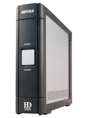 Buffalo DriveStation - - 500GB external hard drive 400 GB Black, Grey
