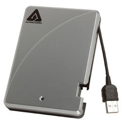 Apricorn Aegis Hard Drive - 160GB external hard drive 120 GB Silver