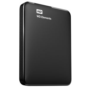 Western Digital 1TB Elements USB 3.0 external hard drive Black