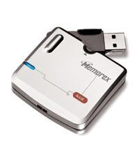 Memorex 4GB Mega TravelDrive external hard drive Silver