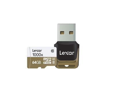 Lexar LSDMI64GCBEU1000R memory card 64 GB MicroSDHC UHS-II Class 10