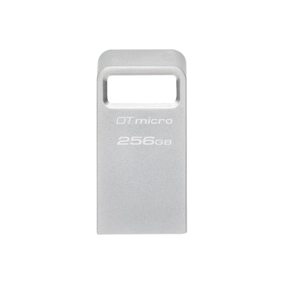 Kingston Technology DataTraveler Micro USB flash drive 256 GB USB Type-A 3.2 Gen 1 (3.1 Gen 1) Silver